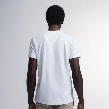 Camiseta Henley Core Masculino XGG / Branco