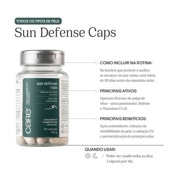Care Natural Beauty Sun Defense Caps 19,2g