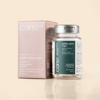 Care Natural Beauty Cacau Glow e Golden Glow Caps (2 produtos)