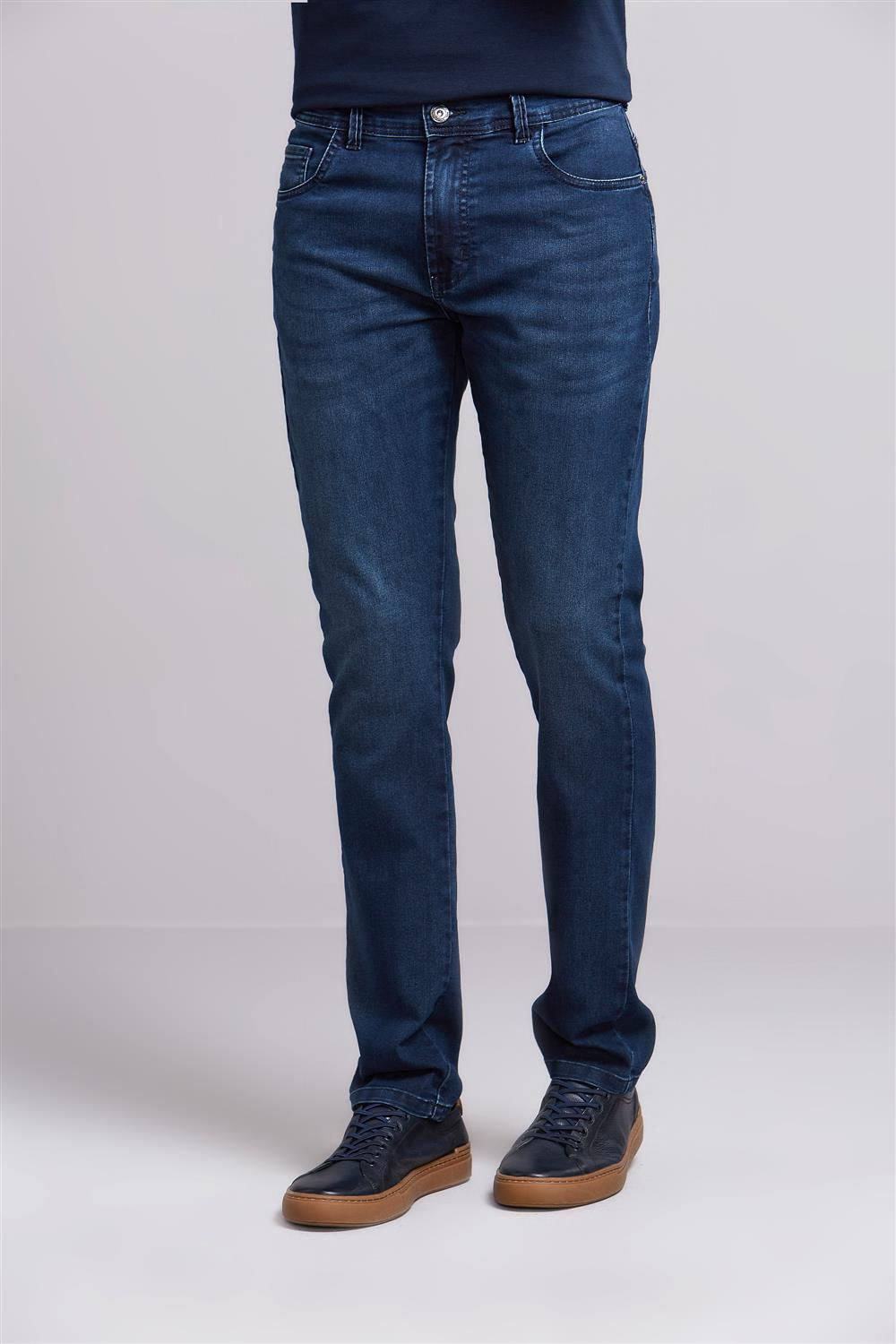 Calça Jeans Slim Fit - Lavagem Escura