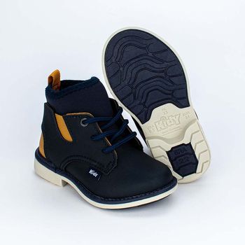 Coturno Infantil Masculino Kidy Max Comfort Marinho 22 / Azul Marinho