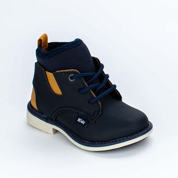 Coturno Infantil Masculino Kidy Max Comfort Marinho 22 / Azul Marinho