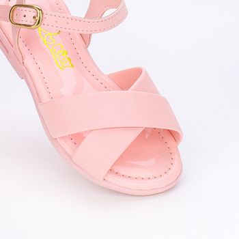 Sandália Infantil Feminina Kidy Kidy Amar Comfort Nude 22 / Rosa
