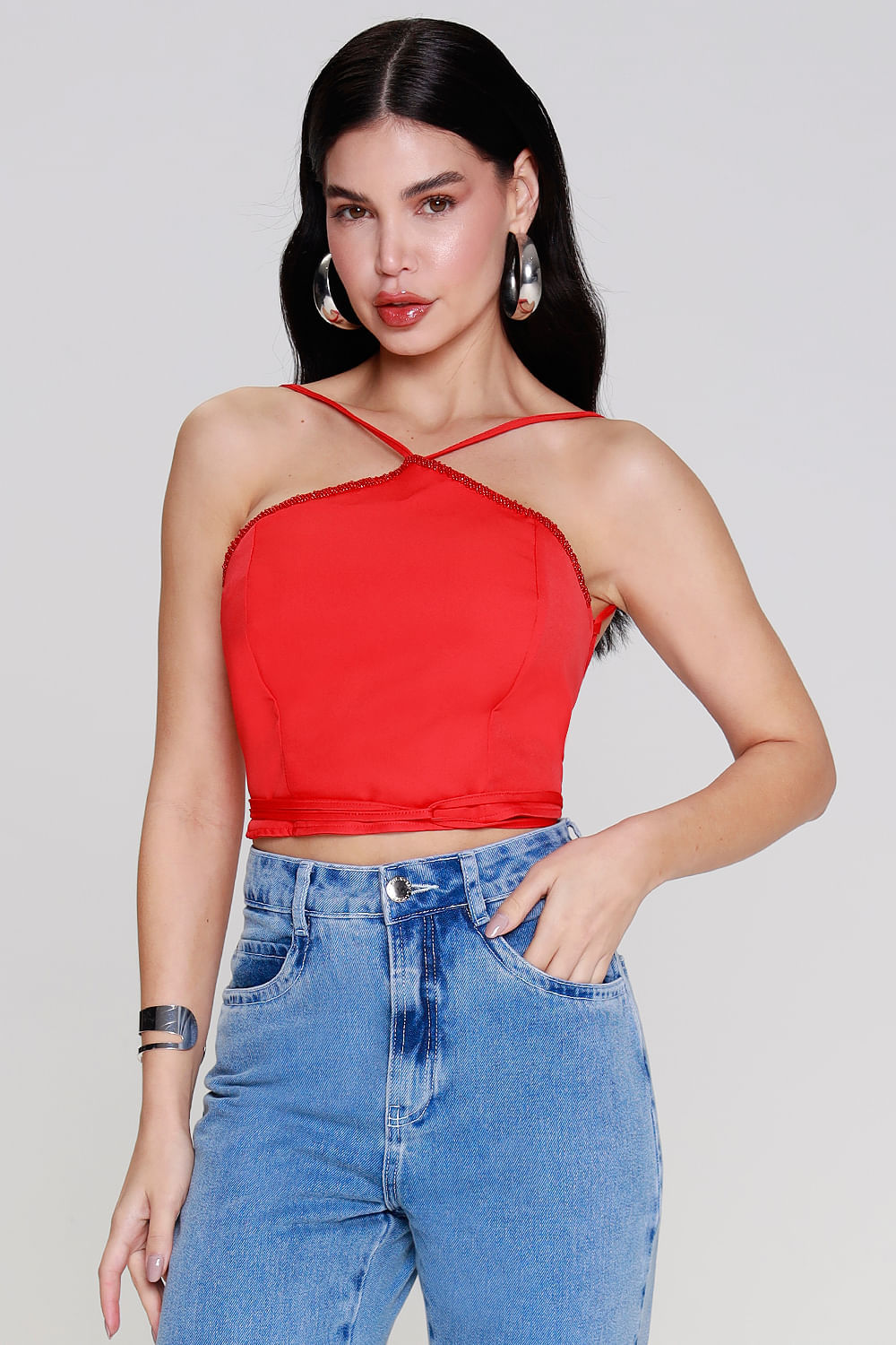 CROPPED ALFAIATARIA ELEGANCE