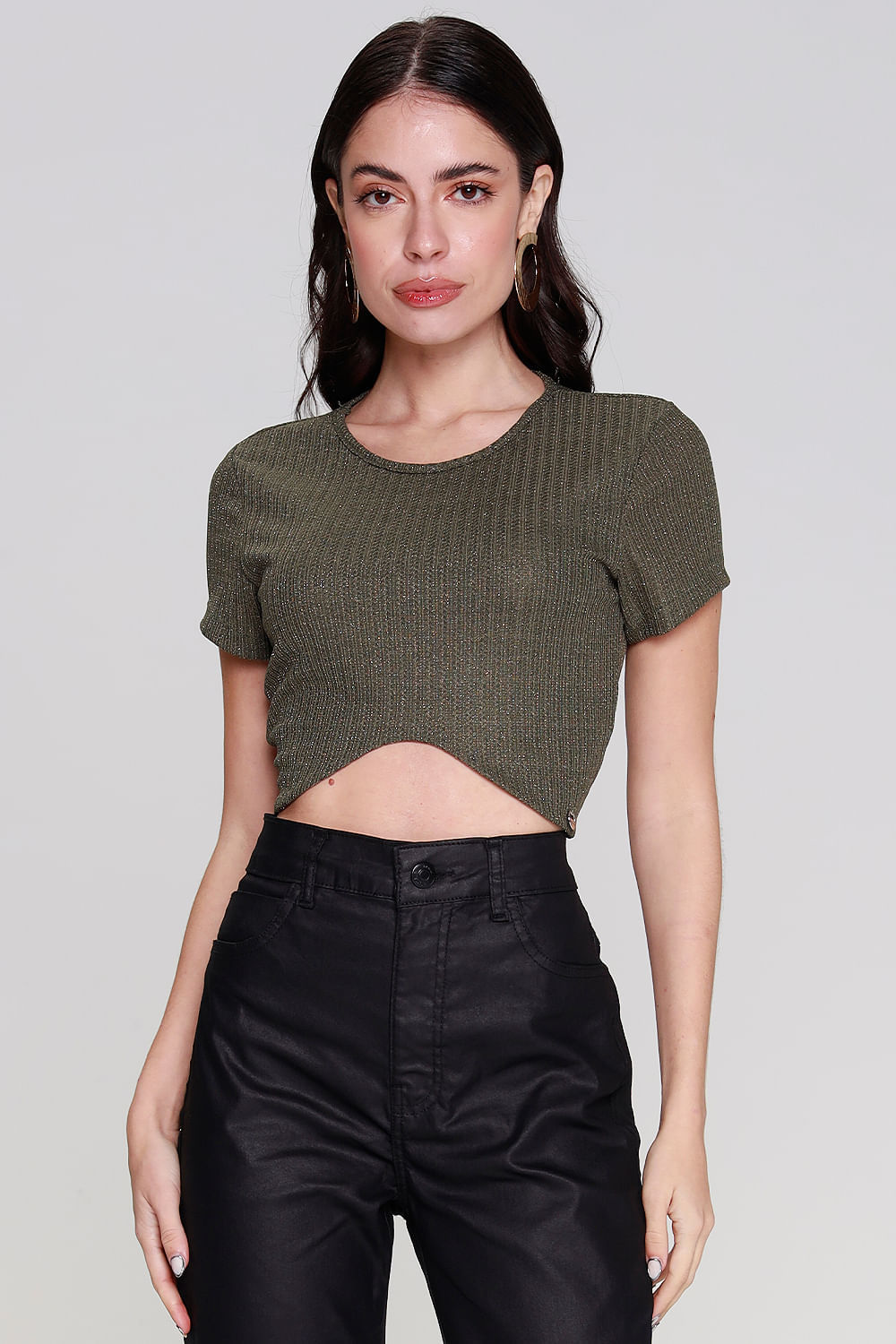 T SHIRT TRICOT METALLIC
