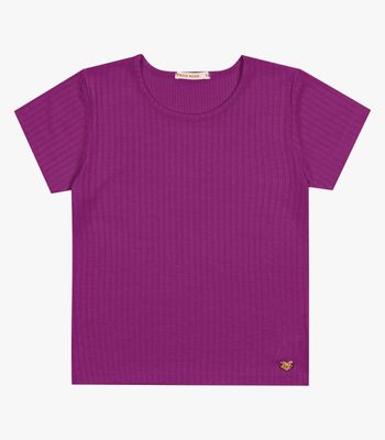 Blusa Infantil Feminina Canelada Trick Nick Roxo 4 / Roxo