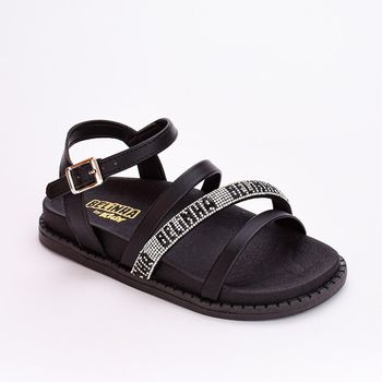 Sandália Infantil Fashion Birken Belinha Preto 28 / Preto