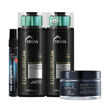 Kit Truss Equilibrium  Shampoo Condicionador Máscara Specific (4 produtos)