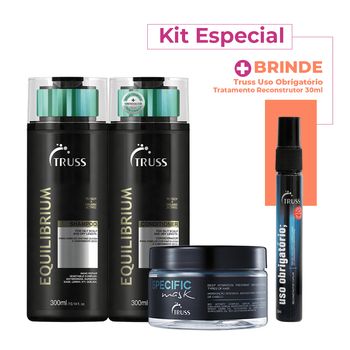 Kit Truss Equilibrium  Shampoo Condicionador Máscara Specific (4 produtos)