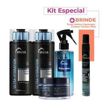 Kit Truss Ultra Hydration Frizz Specific (5 Produtos)