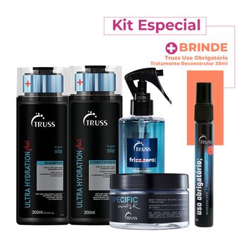 Kit Truss Ultra Hydration Plus Specific Frizz (5 produtos)