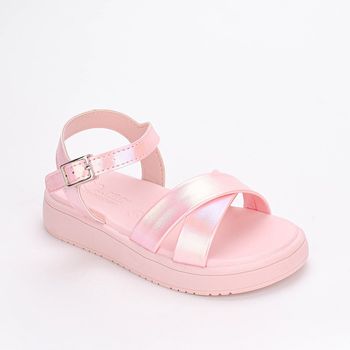 Sandália Infantil Kidy Mini Flatform Com Brinquedo Surpresa Rosa 25 / Nude