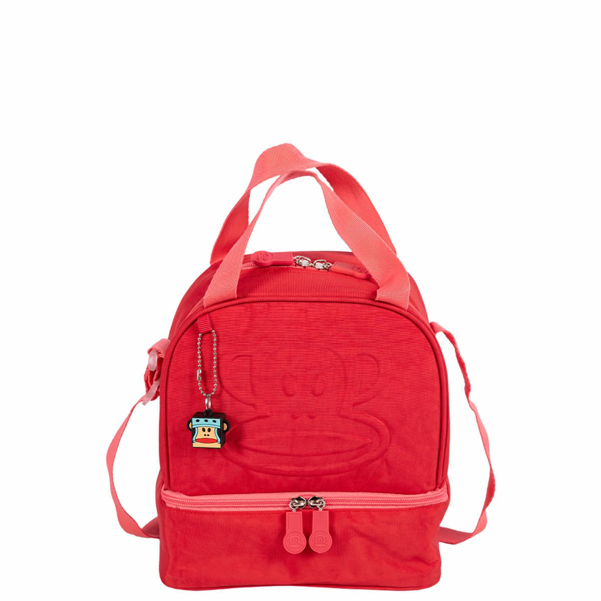 Lancheira 2 Compartimentos Paul Frank Classics Vermelho - Cereja