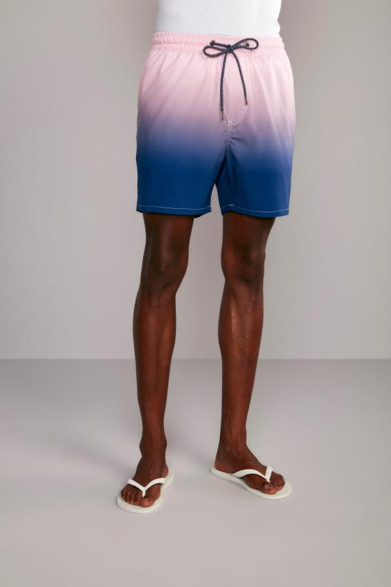 Shorts Praia Estampado - Rosa