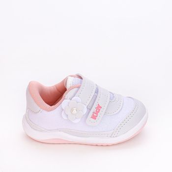 Tênis Infantil Feminino Kidy Colors Branca 16 / Branco