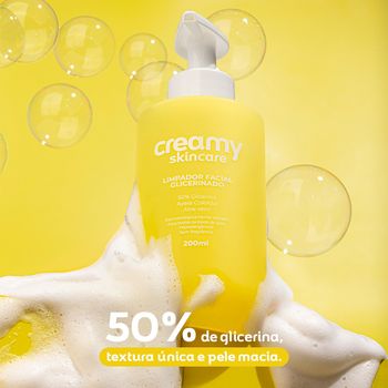 Kit Creamy Skincare Limpador Glicerinado Vitamina C Retinal (3 produtos)