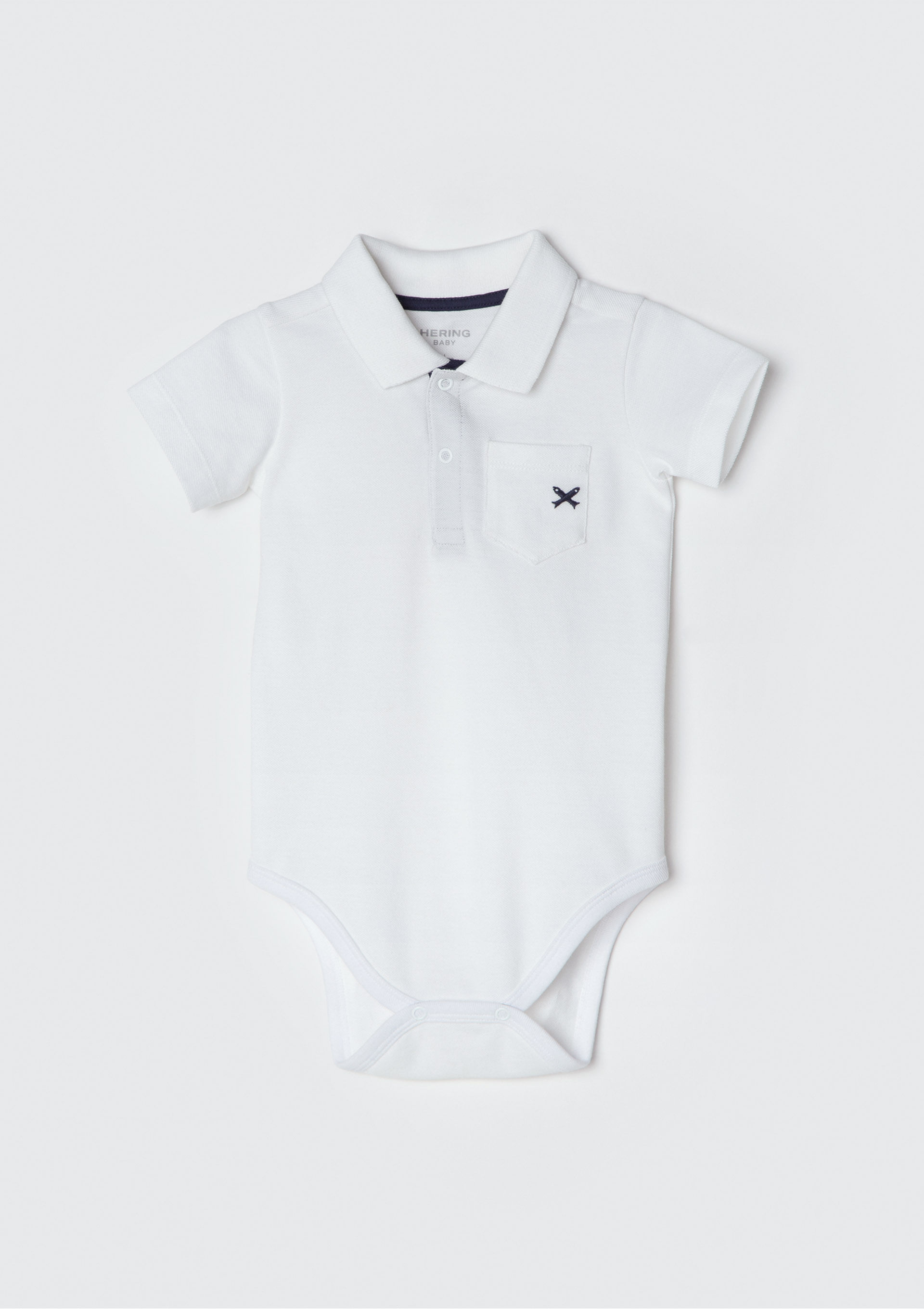 Body Polo Bebê Menino Com Bolsinho