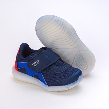 Tênis Infantil Kidy Flex Light LED Calce Facil Marinho 22 / Azul Marinho