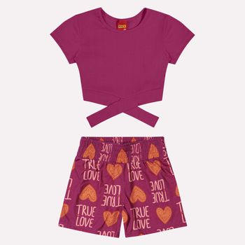 Conjunto Infantil Menina Kyly 4 / Pink