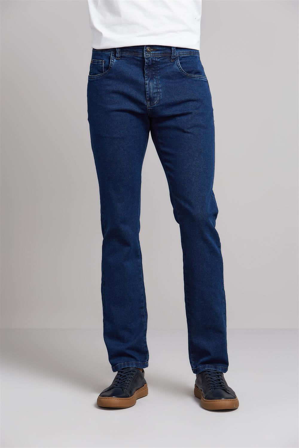 Calça Jeans Slim Fit - Lavagem Escura