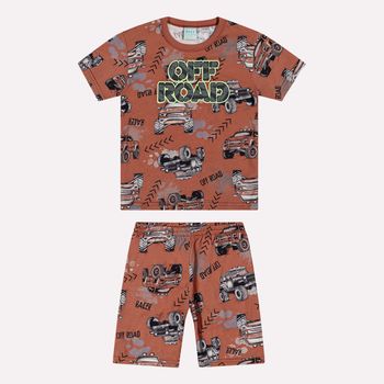 Pijama Brilha no Escuro Menino Kyly 10 / Laranja