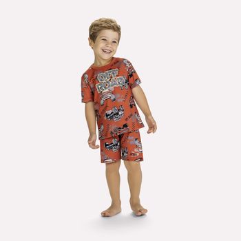 Pijama Brilha no Escuro Menino Kyly 10 / Laranja