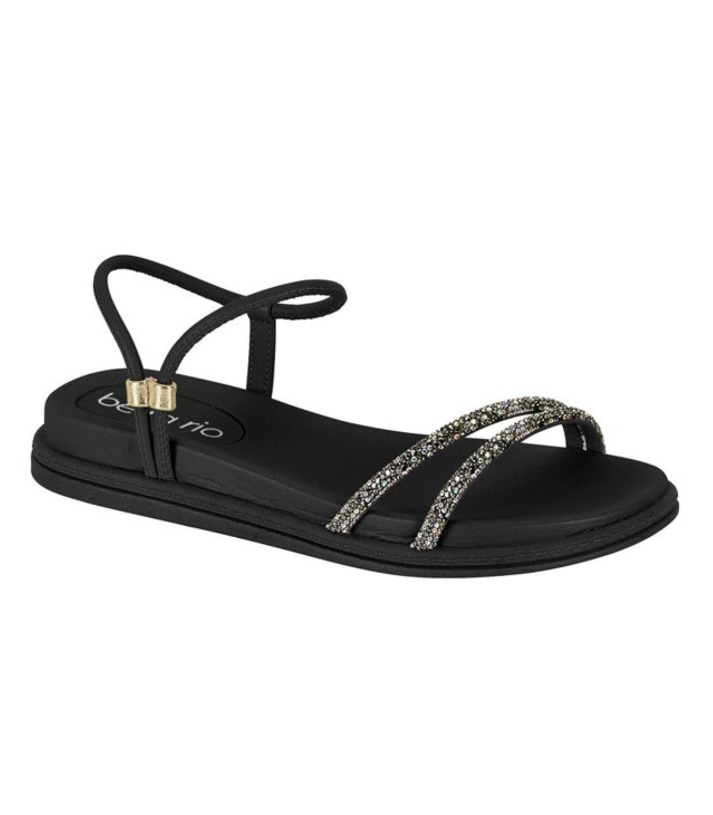 Papete Feminina Com Strass Beira Rio Preto