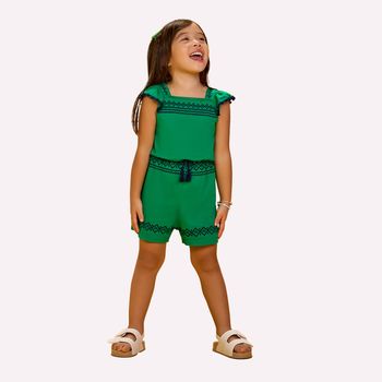 Macaquinho Infantil Menina Pompom Nanai 4 / Pink