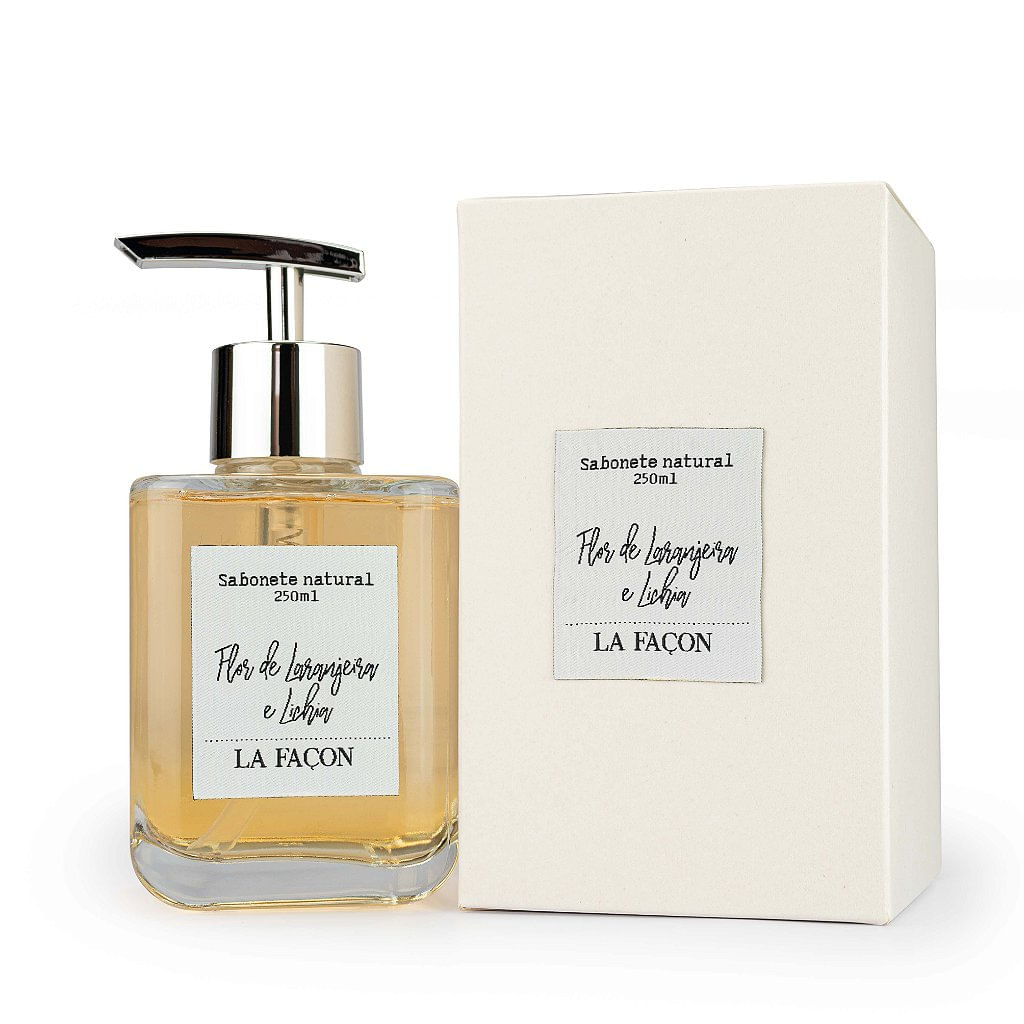 Sabonete Natural Flor de Laranjeira e Lichia - 250ml