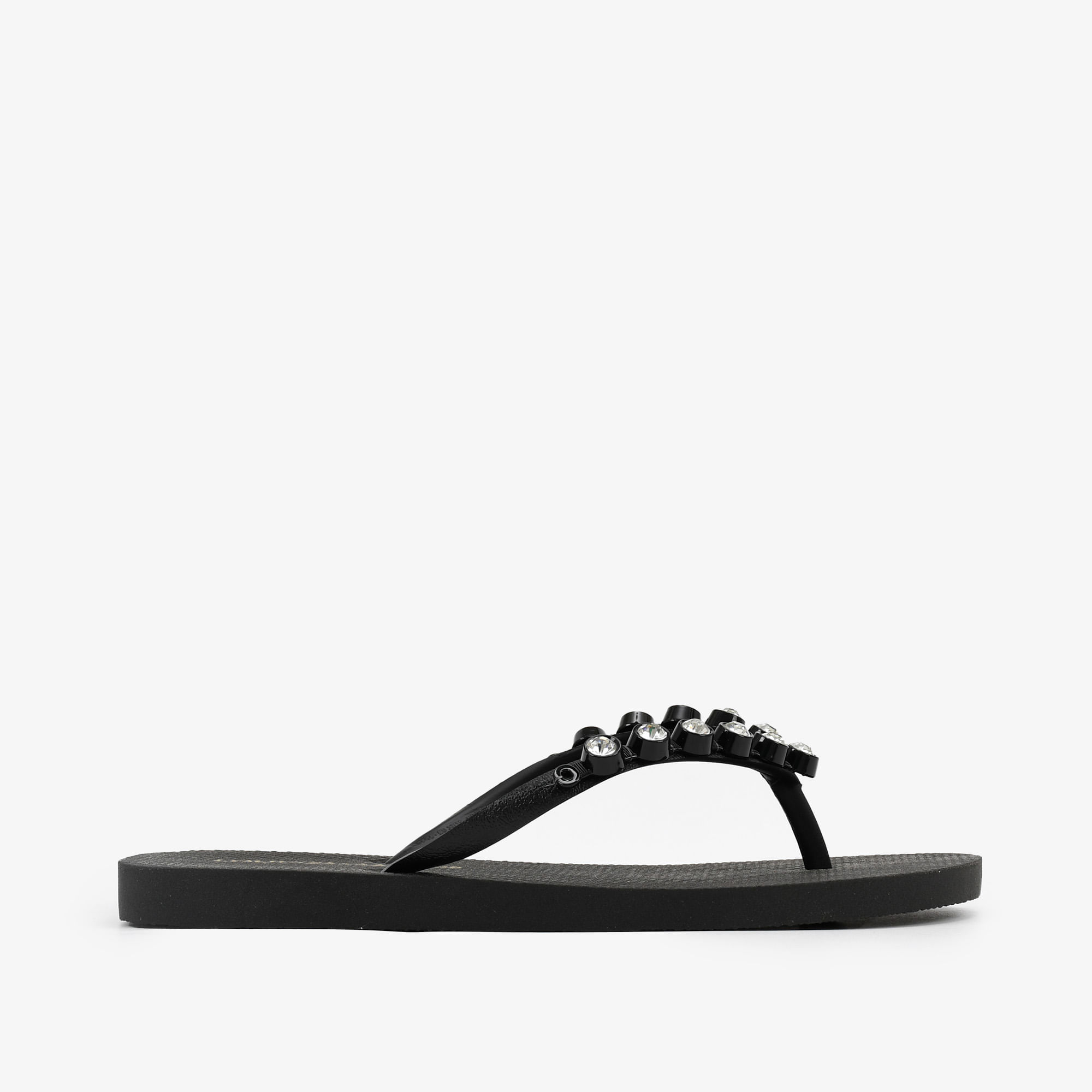 Flat Preta Cristais Loucos & Santos