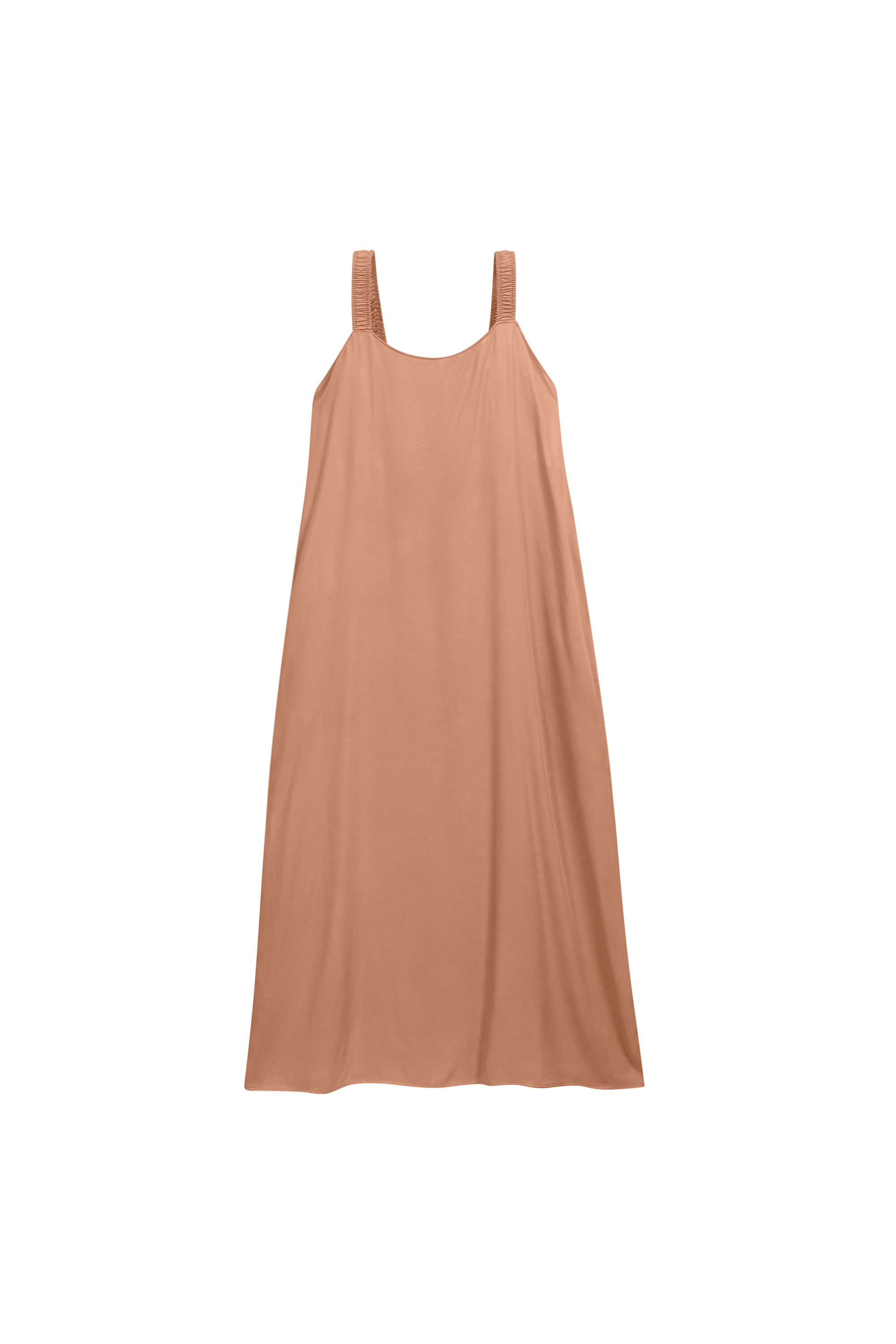 Vestido Feminino Midi Trapézio Marialícia Laranja