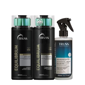 Kit Truss Equilibrium Uso Obrigatório Duo Reconstrutor Líquido (3 produtos)