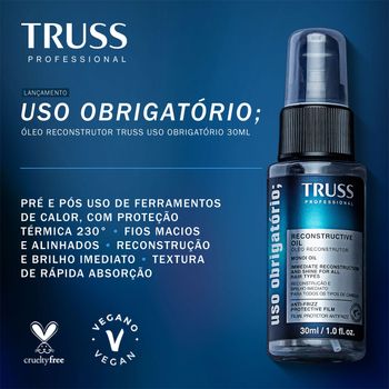 Kit Truss Equilibrium Specific Uso Obrigatório Shampoo Óleo 30 Máscara (3 produtos)