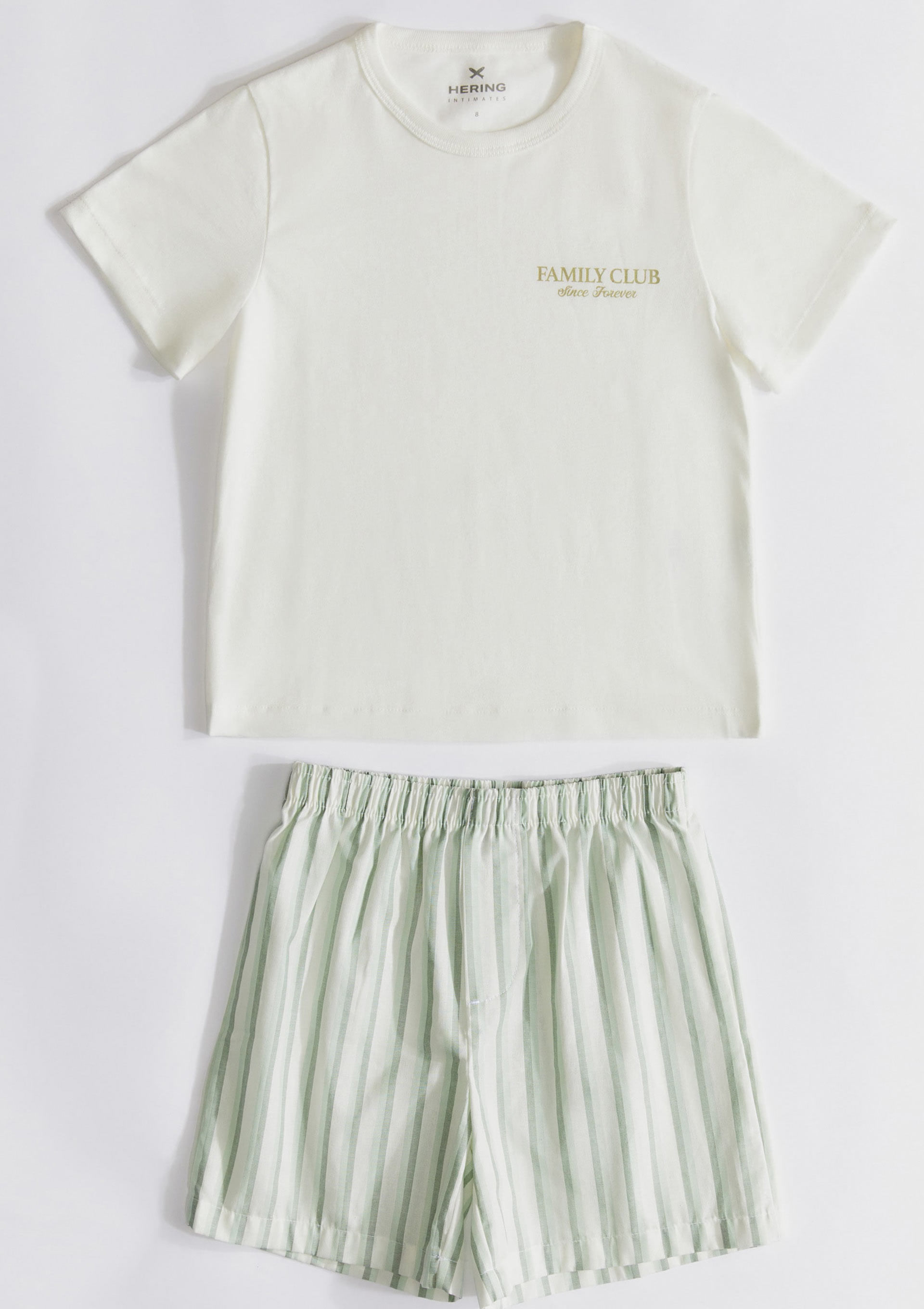 Pijama Curto Infantil Menino Com Estampa Família