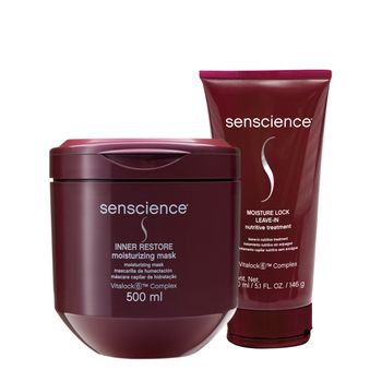 Kit Senscience Inner Restore Máscara 500g Moisture Leave-in (2 produtos)