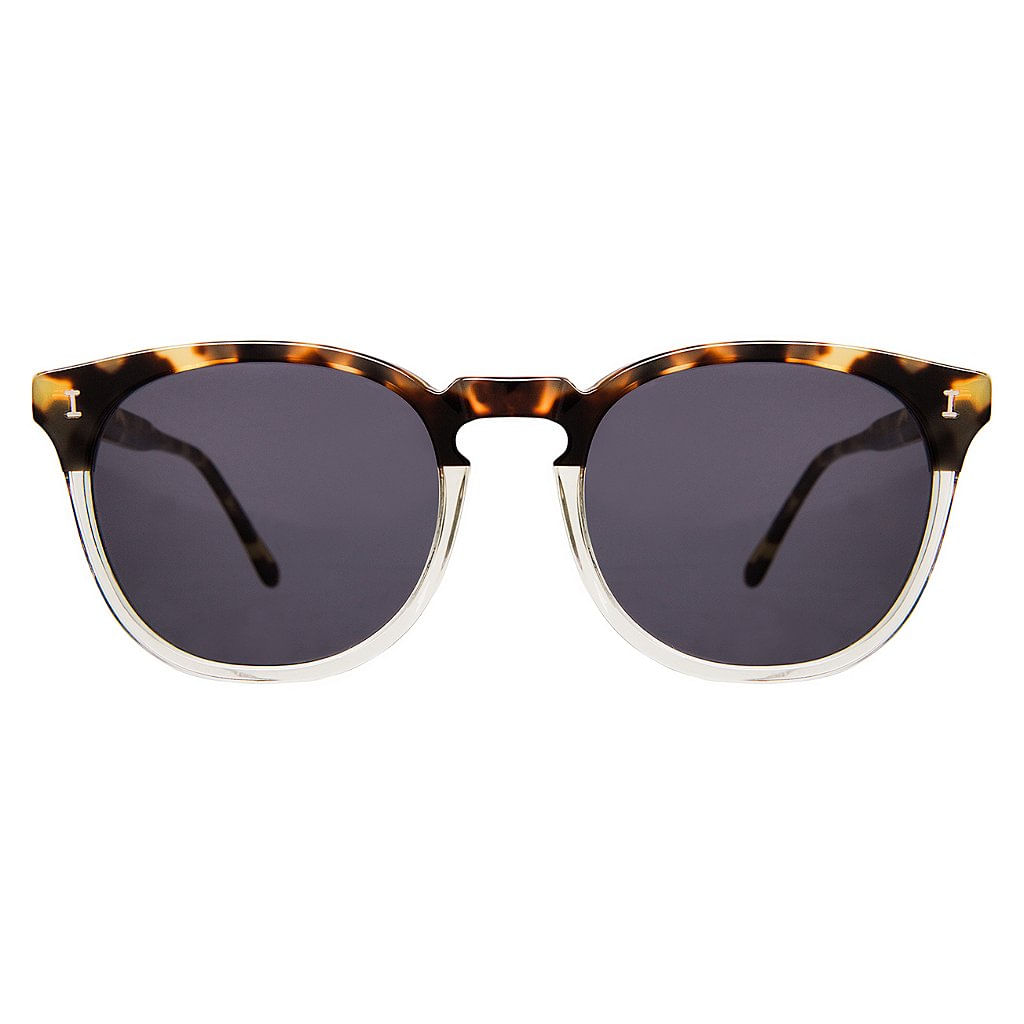 Illesteva Eldridge 52 H/H Tortoise Clear / Grey Flat