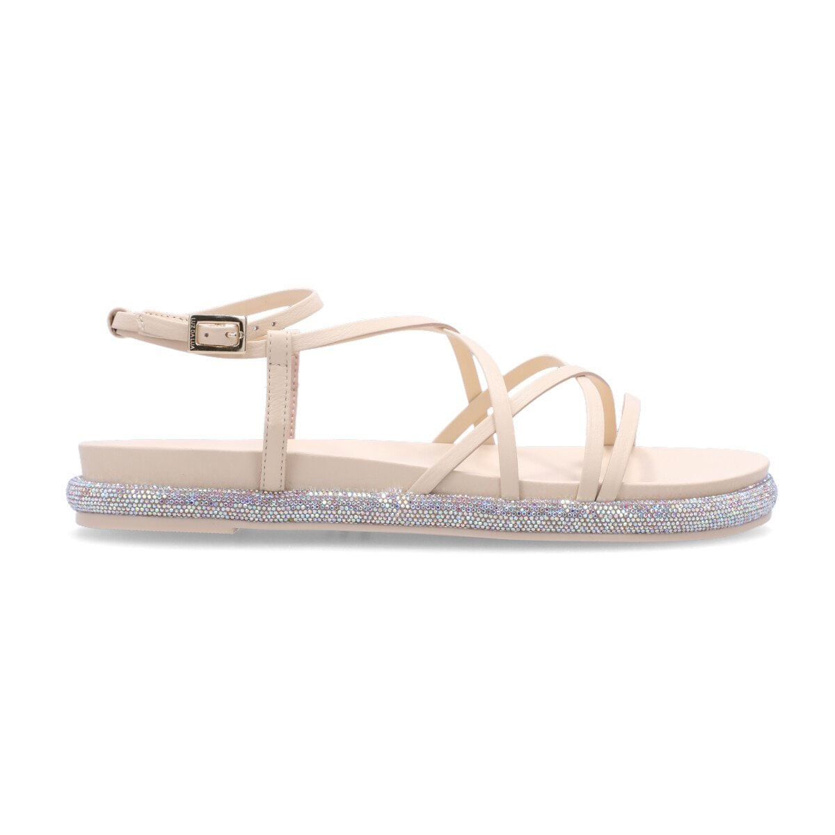 Sandália Flatform Saara Marfim - 80670001