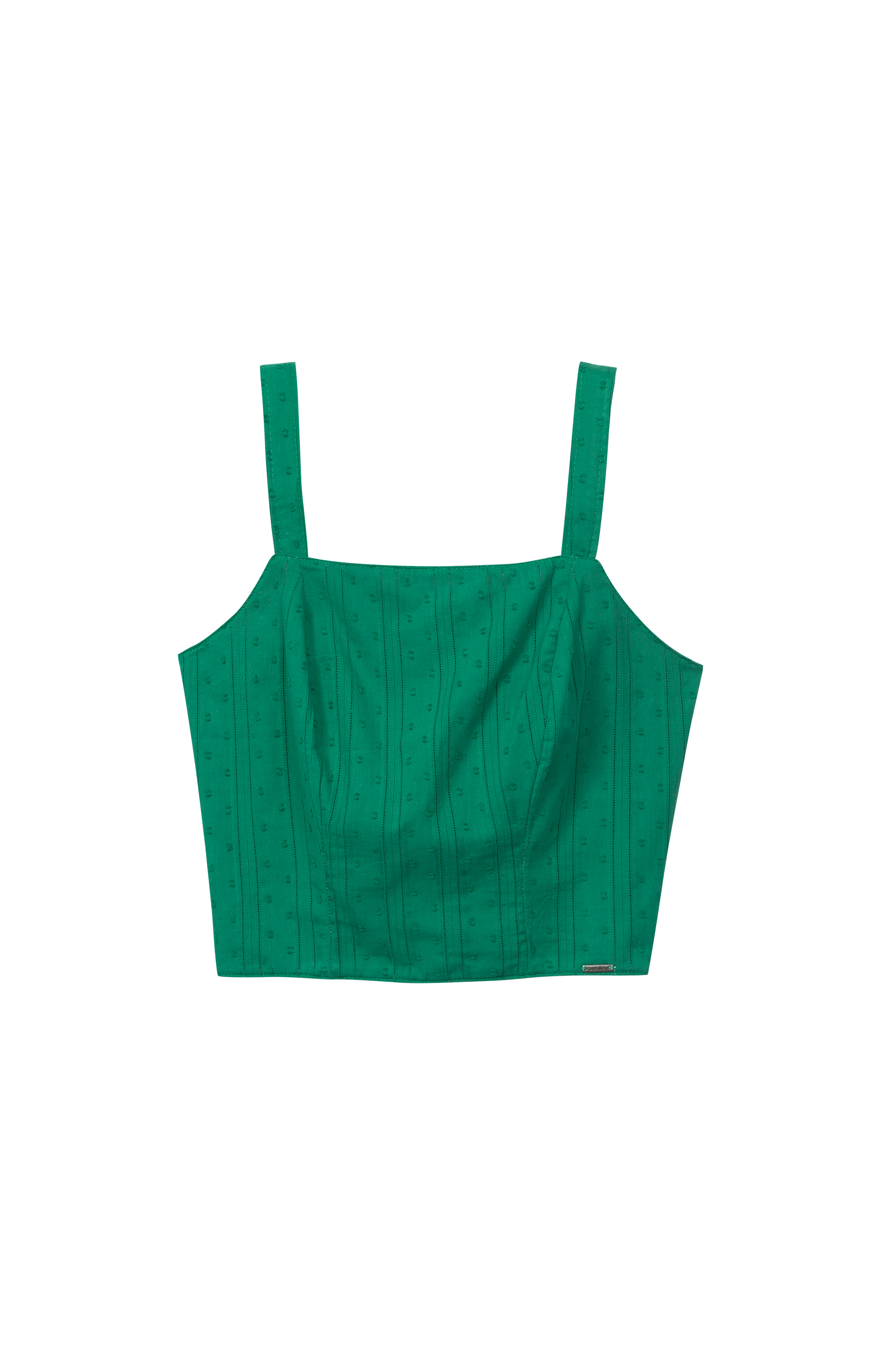 Cropped Feminino Alça Grossa Marialícia Verde
