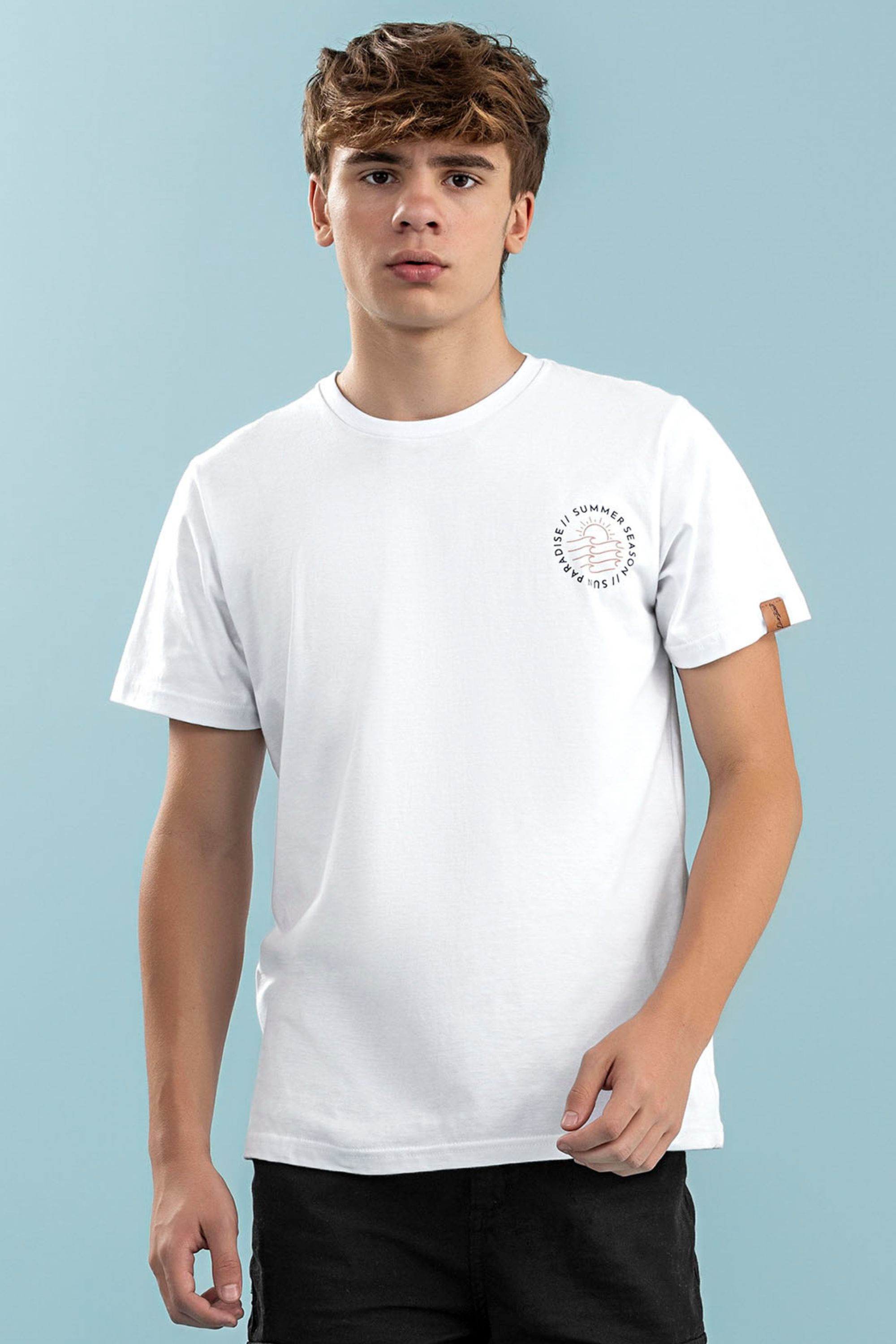 Camiseta Juvenil Menino Beats Branca