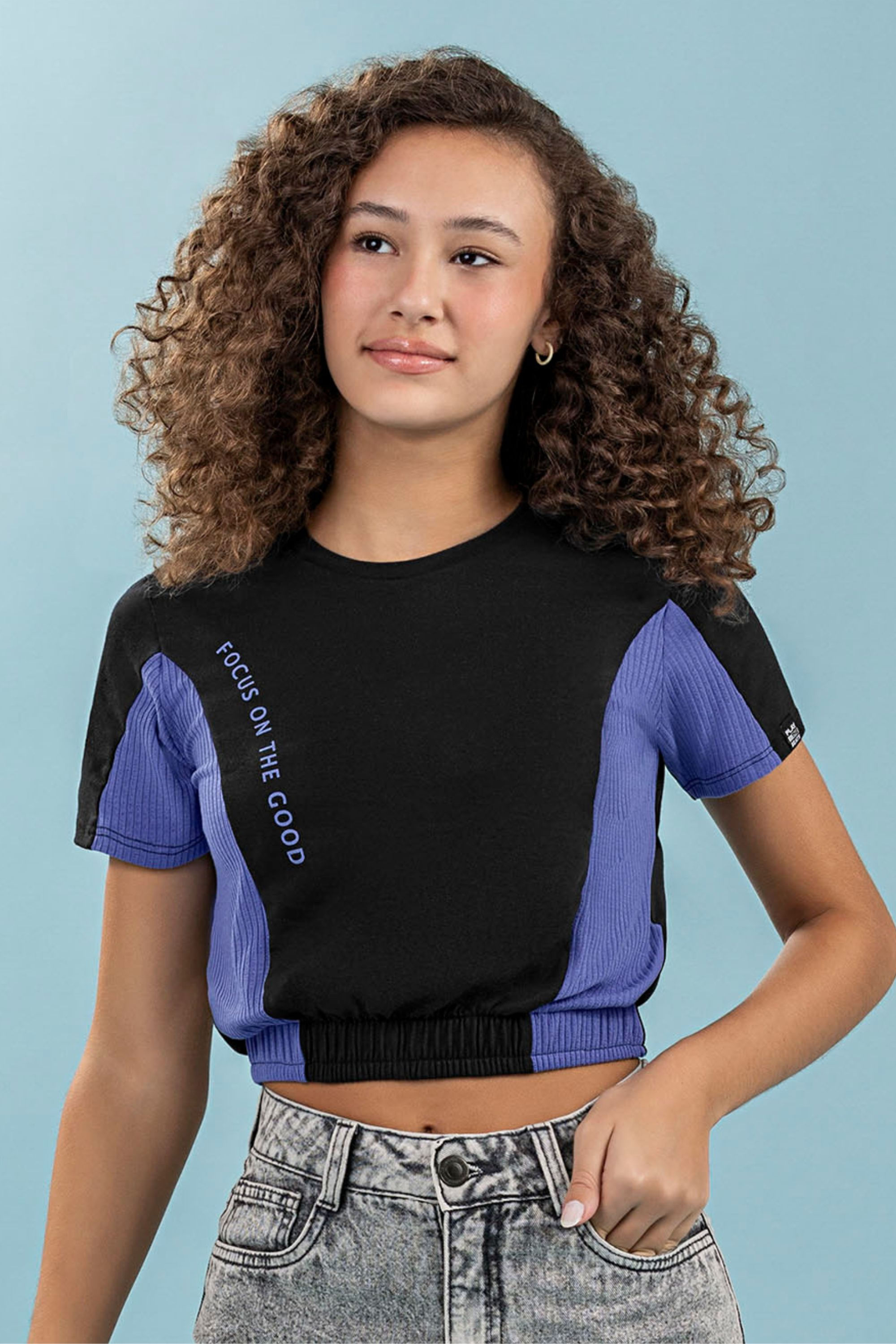 Blusa Juvenil Menina Beats Preta