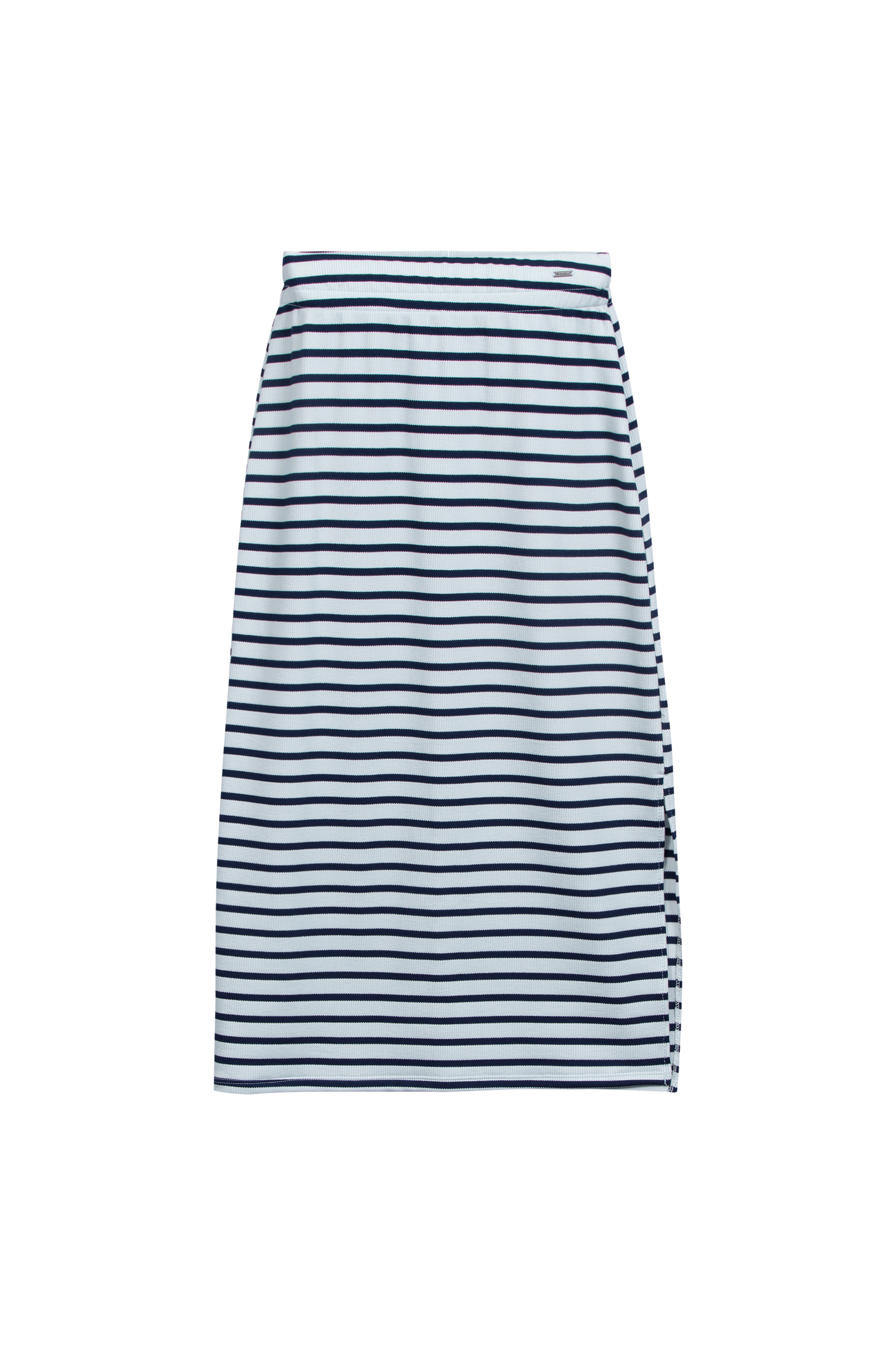 Saia Midi Listrada Marialícia Azul