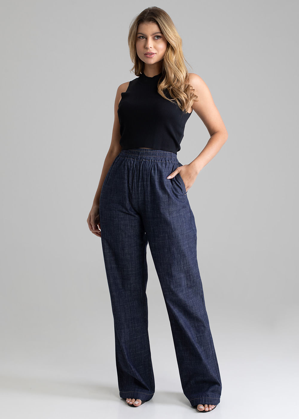 Calça Jeans Sawary Wide Leg - 278932