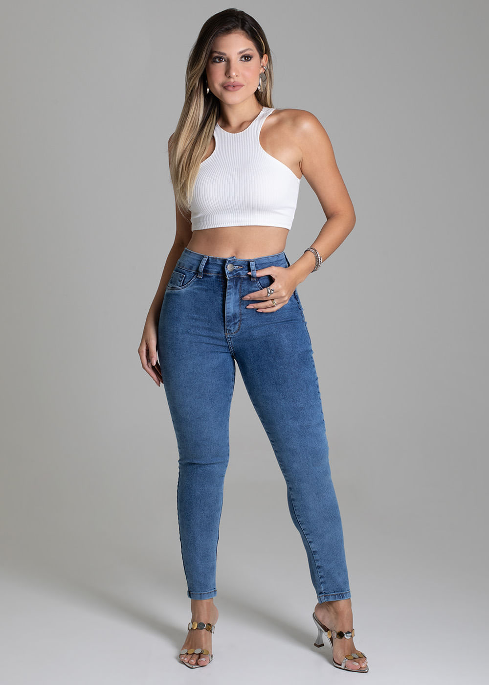 Calça Jeans Sawary Push Up - 278940