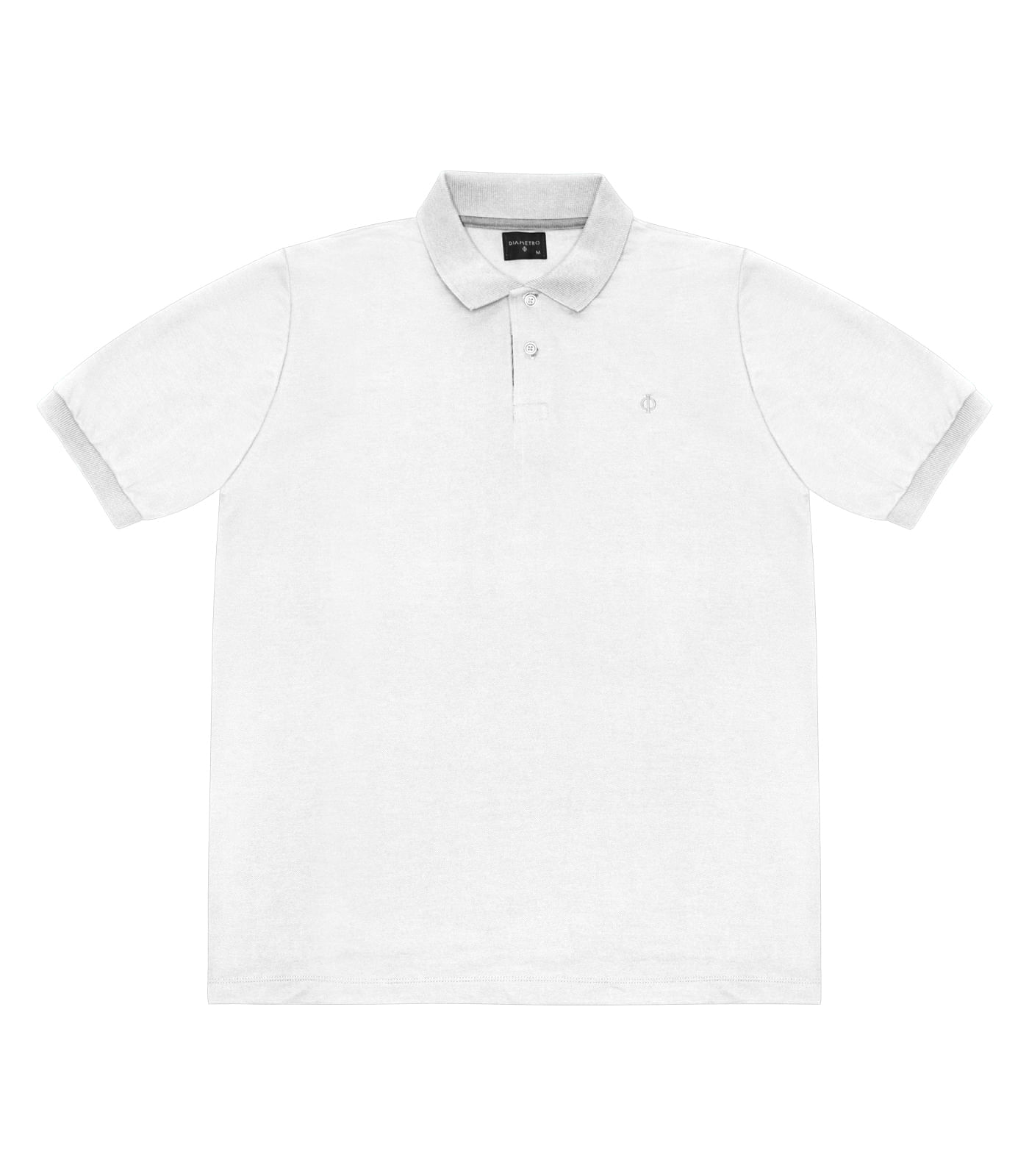 Polo Masculina Diametro Branco