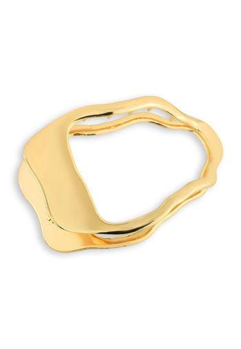Prendedor De Cabelo Orgânico U / Dourado