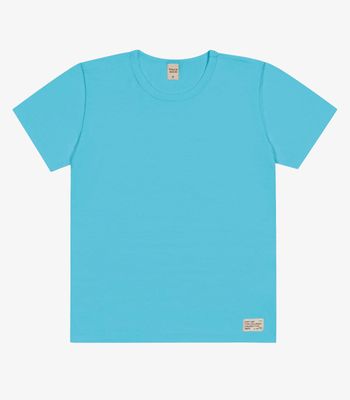 Camiseta Infantil Masculina  Meia Malha Trick Nick Azul 6 / Azul