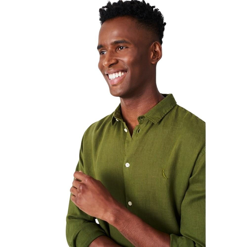 Camisa Ml Linho Tinturado Reserva