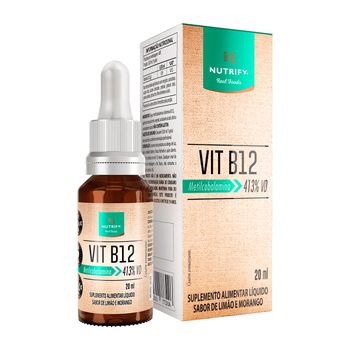 VIT B12 | Nutrify 20ml / Limão e Morango