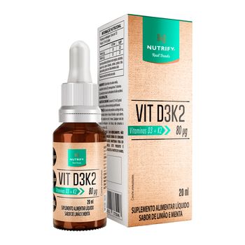 VITD3K2 20ml / Limão e Menta