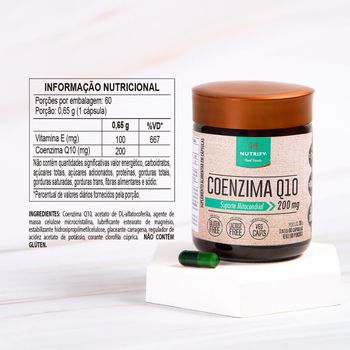 Coenzima Q10 200 mg 60 Cápsulas / Neutro